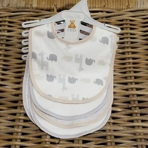 Baby cloth bibs 5 pack